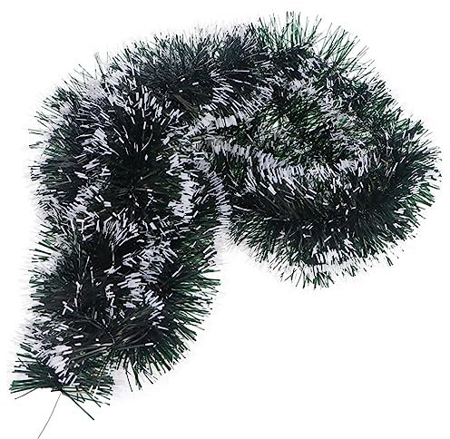 OFFSCH Weihnachtsgirlande Glänzend Metallisch Lamettagirlande Verziert Tannenbaum Dekorativ Festlich Für Zuhause Büro Party Und Feiertage
