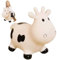 Xweptuy Animaux gonflables Les Tout-Petits de Vache gonflables Mignons roulent sur Un Cheval rebondissant sautant Les Jouets de Vache gonflants Cadeaux pour bébé garçons Filles 18 Mois +