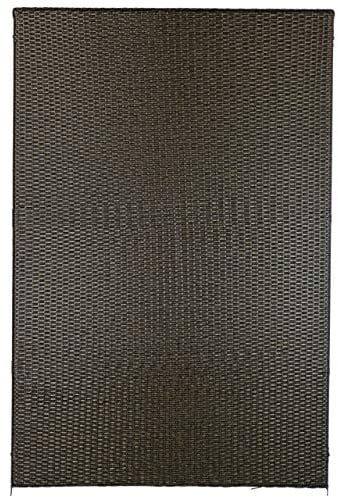Videx-Sichtschutzwand Kunststoff-Geflecht Stockholm, H: 180 cm, B: 120 cm, Braun