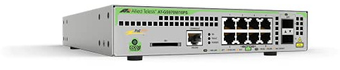 Allied Telesis AT-GS970M/10PS-50 Managed L3 Gigabit Ethernet (10/100/1000) 1U Ethernet Connection, Supports power via this port (PoE+) - Network Switches, mounting grid