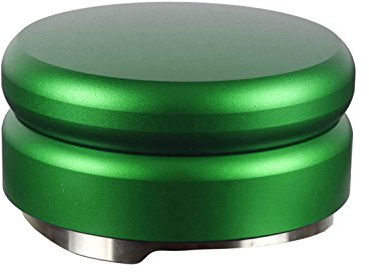 scarlet espresso | Distributor »TRE« für Barista; zur perfekten Extraktion mit Siebträgermaschinen; 58 mm; schwere Ausführung (Grün)