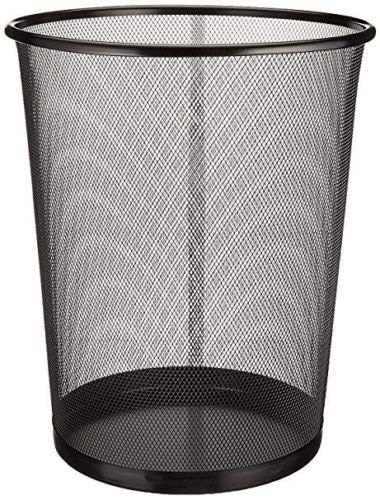 EUROXANTY Cesta de papel | Papelera para reciclaje de papel, cartón 27 x 24 cm | Negro | 10 L