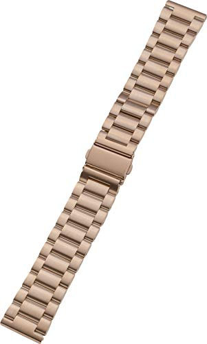 Peter Jäckel Armband für Fitbit Versa/Versa Lite/Versa 2 Edelstahl Chain Rose Gold