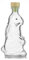 LikörFactory Glasflasche Osterhase 0,2 l | Flasche für Ostern | Hase, Kaninchen | Hasenflasche | Osterhasenflasche, Kaninchenflasche 200 ml | Ostergeschenk (1)
