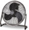 Schallen Gunmetal Grey Black Metal High Velocity Cold Air Circulator Adjustable Floor Fan with 3 Speed Settings (18)
