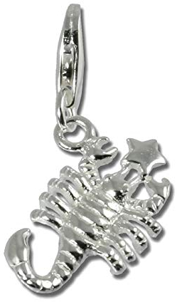 SilberDream Charm Anhänger Skorpion Sternzeichen 925 Echt Silber D3FC7111