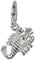 SilberDream Charm Anhänger Skorpion Sternzeichen 925 Echt Silber D3FC7111