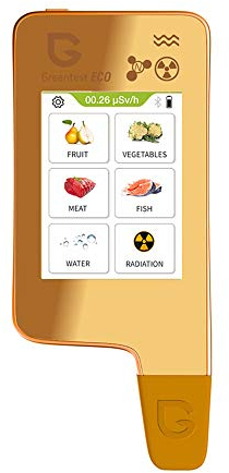 Greentest eco 6 Nitratprüfer für Gemüse, Obst, Fleisch, Fisch, Wasser Meter Härte TDS PPM, Strahlungsdetektor Geigerzähler E6G