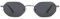 ZENOTTIC Mini Coole Achteckig Sonnenbrille Damen Herren Polarisiert Metall Rahmen Vintage