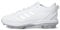 adidas Men's Icon 7 TPU Baseball Shoe, White/Silver Metallic/Black, 13
