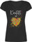 T-Shirt Damen V Ausschnitt - Karneval & Fasching - Konfetti im Herzen I - XL - Schwarz - faschingsshirt karnevalsshirts Faschings köln Shirts Faschings-t-Shirt karnevalsshirt Karnevals Herz Shirt