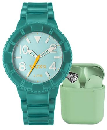WATXANDCO Watx Wapackear20_m Armbanduhr, Einheitsgröße, grün, 43MM