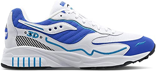 Saucony Grid Hurricane OG, Weiß / Königsblau, 44 EU