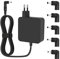 65W Cargador para ASUS Ordenadore Portátil VivoBook/ZenBook 13 14 15 17 S14 S15 17 PC, con 5 conectores diferentes