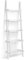 SFAREST 5-Tier Ladder Shelf, Wooden Wall Leaning Bookshelf Rack, Modern Display Storage Bookcase Unit for Home Office Living Room