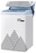 Odot Housse de Protection pour Machine à Laver Chargement par Le Haut,Couvre-Machine Protecteur Anti-Poussière Couverture pour Sèche-Linge et Machine Lave-Linge (L-(6.8-8kg),Blanc Nordique)