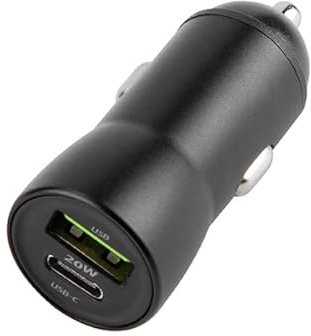 Chargeur Voiture pour Samsung Galaxy A15, A25, A55, A35, A05s / S24+, S24, S24 Ultra, S23 F... Double Port USB & USB-C, Charge Rapide 20W