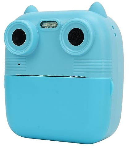Camera, Digital Print Camcorder Support Funny Sticker Expansion DIY Coloring for Travel (Sky Blue)