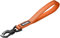 OneTigris Bolt Kurzführer Hund 30cm, Hundeleine Kurz mit Tiger Zahn Metallclip und Weiche Polsterung, Reflektierend Nylon Hundeleine Geeignet für Mittlere Große Hunde Orange