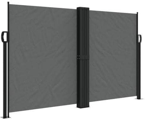 vidaXL Auvent latéral rétractable Anthracite 140x1000 cm, écran d’intimité de Jardin, Brise-Vue de Balcon, écran d'extérieur, Brise-Vue d'extérieur