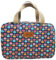 Borsa da toilette da viaggio,Borsa da toilette per donna,Borse per Cosmetici con zip,Toilette Impermeabile per, Beauty Case (Piccoli fiori Blu)