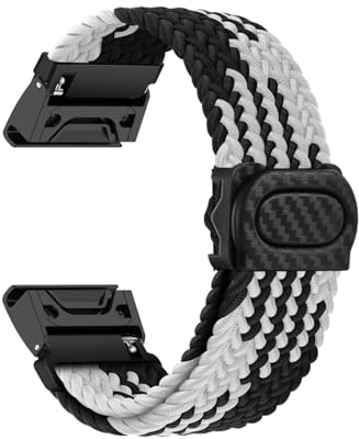 Geflochten Armband für COROS VERTIX 2 Armbänder, Weiches Elastisch Nylon mit Druckknopfverschluss Verstellbar Sport Ersatzarmband Kompatibel mit COROS VERTIX 2 Uhrenarmband für Damen Herren (16)