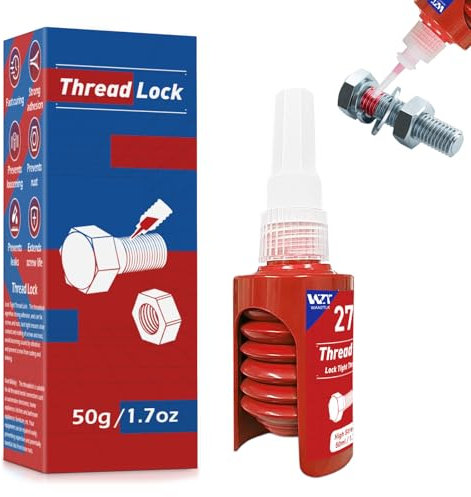50 ml di fissaggio a vite ad alta resistenza, colla a vite per il fissaggio di viti di regolazione, fissaggio a vite per dadi e bulloni, prevenzione allentamento e corrosione