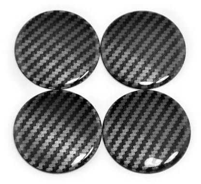 SANSHAOS Radnabenabdeckung Aufkleber Logo Radnabenkappen Zentralabdeckung Abzeichen für BMW X1 U11 2022 2023, Nabendeckel Staubdicht Wasserdicht, 4 Stück,60mm