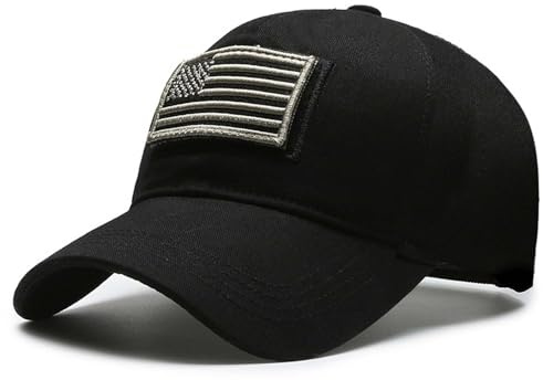 WUODHTW Baseballkappe mit USA-Flagge, Camouflage, Netzstoff, für Herren und Damen, taktischer Operator, Armee, Militär, Sonnenhut, Schießen, Jagd