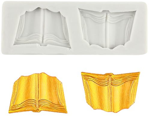 MINFEIDMS Moule en silicone pour décoration de gâteau en forme de livre