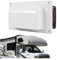 BINGNU RV Caravan Abluftventilator Seitenentlüftung Dunstabzugshaubenentlüftung 12V 25W Starker Wind räuscharm for Wohnmobil-Camper-Zubehör Zubehör für Wohnmobilteile(High Power White)