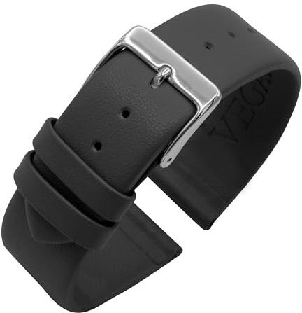 Eichmüller Uhrenarmband aus Apfelschalen, veganes Lederimitat – 14/16 / 18/20 / 22 mm Bandbreite – Ersatzband für Damen- & Herrenuhren, Federstege inklusive, nahtloses Design