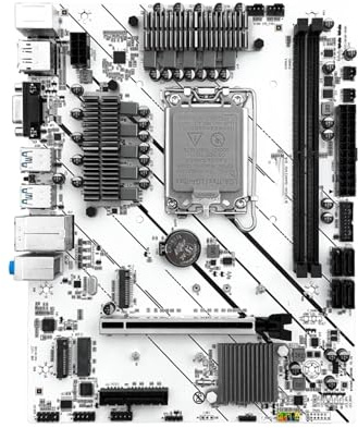 Placa Madre Placa Base Fit For JGINYUE B760M M-ATX LGA 1700 Compatible con Intel i3/i5/i7/i9 12. ° 13. procesador, Memoria DDR5 de Doble Canal, B760M-GAMING D5