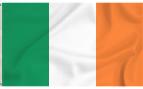 Storm&Lighthouse Irland Flagge Irische Fahne UK Flaggen 150 x 90 cm mit Metalösen St Patricks Tag Dekorationen