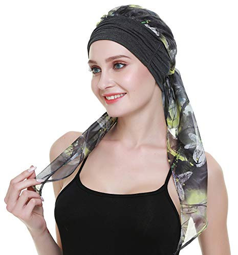 FocusCare weiche Frauen Kopftuch Chemo Headcover schlafen hüte turbane hairwrap für Krebs