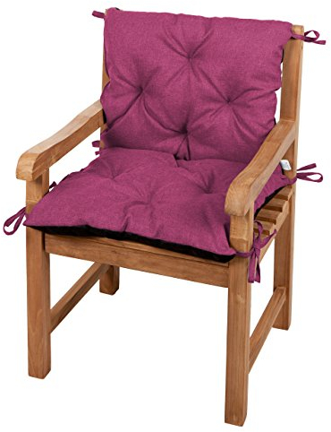 Gutekissen® Bankkissen, Sitzkissen, Rückenlehnen, Gartenkissen, Steppkissen, Doppelkissen, Sitzmöbel, Sitzbank-Kissen, Gartenschaukel, Gartenmöbel Law (50cmx50cmx50cm, Rosa)