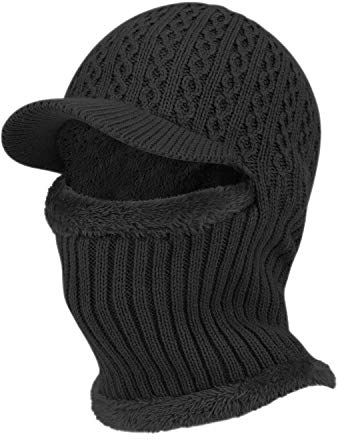 TAGVO Winter Thermo Gesichtsmaske Sturmhauben, Warm Fleecefutter Nackenwärmer, Winddicht Dick Radsport Ski Laufen Gesichtsmaske für Erwachsene Frauen Männer Sport im Freien - Universalgröß
