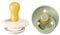 BIBS Colour Schnuller 2er-Pack, BPA-frei, Kirschform Nippel. Naturkautschuk/Latex, Hergestellt in Dänemark. 18+ Monate (2er Pack), Ivory/Sage