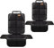 Bacgnyer Car Seat Protector, Child Seat Protection, 600D Waterproof Non-Slip Fabric Thick Padding with 2 Mesh Storage Pockets, Baby Seat Protectors Under Carseat (Black 2)