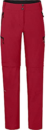Bergson Valli Zipp-Off | Damen Radhose - Robust & elastisch Damen Zipp-Off Radhose, Normal-/Kurz-/Langgrößen, Supra Stretch 4-Wege-Stretch, reißfestes Ripstop-Gewebe, wasserabweisend, praktische Berm