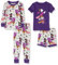 Amazon Essentials Disney | Marvel | Star Wars Pigiama, 4 Pezzi (Precedentemente Spotted Zebra) Bambine e Ragazze, Minnie/Halloween, 2 Anni