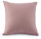 ATsense 2er Set Kissenbezug 50x50 cm - 100% Baumwolle, Rosa Kopfkissenbezug mit Reißverschluss, Super Weicher Kissenbezug, ÖkoTex Zertifiziert für Allergiker Geeignet