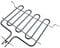 Place4parts Compatible Oven Cooker Grill Element for Beko Belling Flavel Lamona Leisure New World width 275mm x depth 285mm