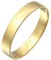 Kuzzoi Herrenring (4 mm) Gold Handgefertigt, Bandring für Männer aus 375 Gelbgold, Ehering Verlobungsring Freundschaftsring, Basic Gold Ring poliert, Ringgröße 62