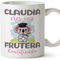 MUGFFINS Tazas Personalizadas para FRUTERA - En Español - Koalificados Personalizados - 11 oz / 330 ml - Regalo Personalizable original y divertido