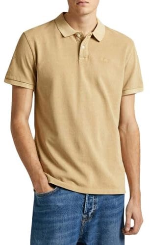 Pepe Jeans New Oliver Gd Polo para Hombre, Beige (Base Beige), XL