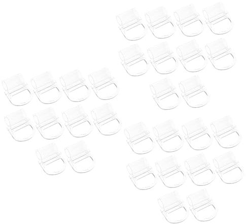 Warmhm Rollogriff 30 Stück Rollo-griffe Für Fensterrollos Rollos Für Fenster Rollo-hebezug Römische Rollos Kabellose Rollos Durchsichtige Vorhänge Fensterabdeckungen Für Zuhause Saum