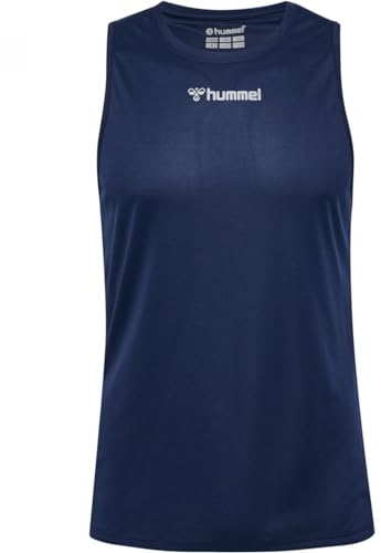 hummel Herren Hmlrun Singlet S/L T-Shirt, Blau, XL EU