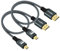 Twozoh Micro HDMI Kabel auf HDMI 2M 2 Stück, Nylon Geflochten HDMI Kabel A auf Micro HDMI D Unterstützt 3D 4K/60Hz 2.0 1080p für GoPro Hero7/8/9 Raspberry Pi 4