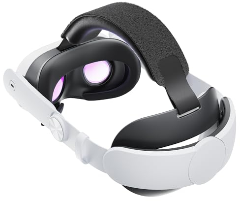 Mytrix Elite-Gurt für Quest 3 3S, bequemes VR-Headset-Gurtzubehör, Verstellbarer, Leichter Kopfgurt für Oculus Quest 3